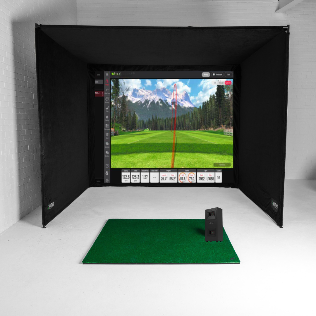 Uneekor Eye Mini Lite Home Golf Simulator Bundle