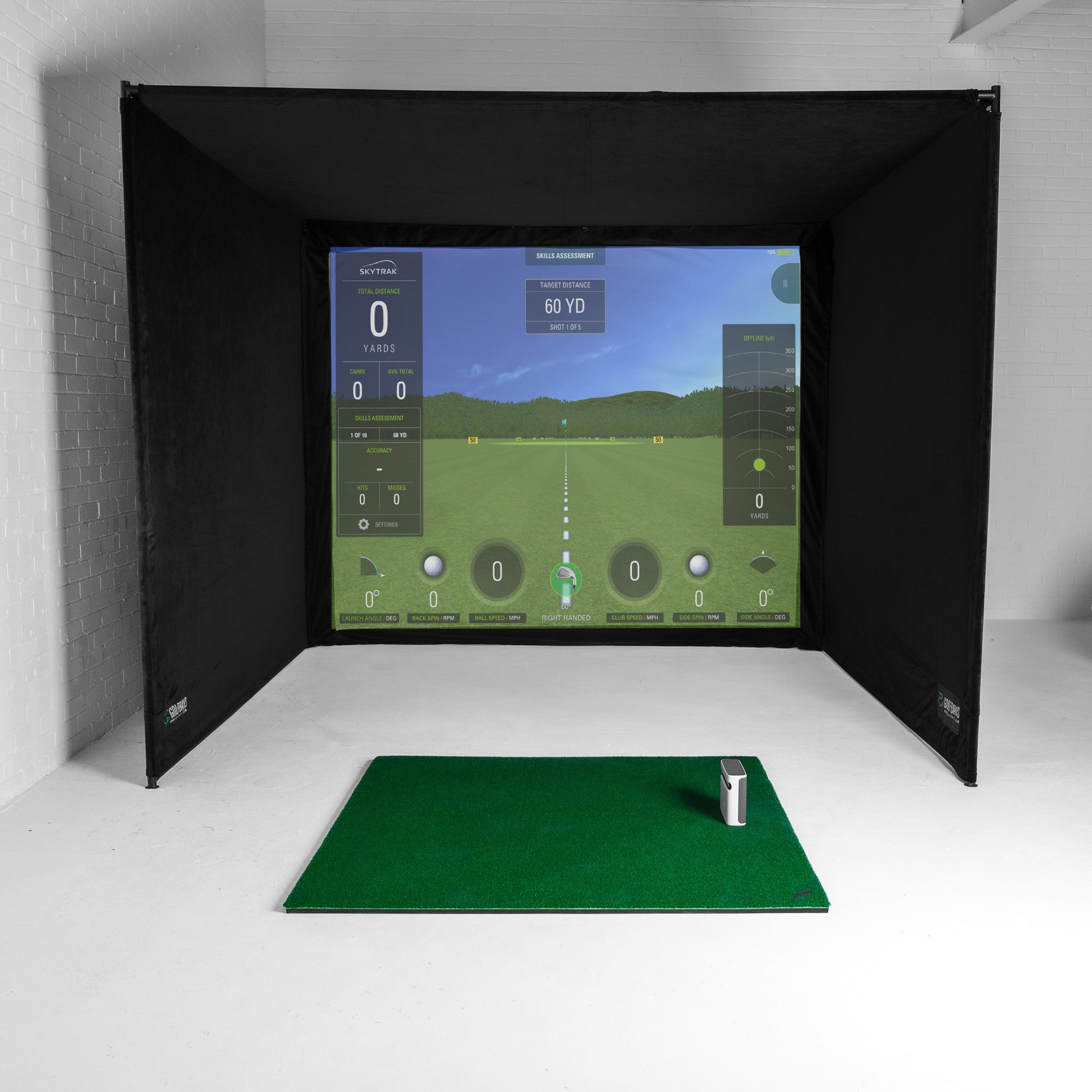 Garmin Approach R50 SimBox Home Golf Simulator Full Package